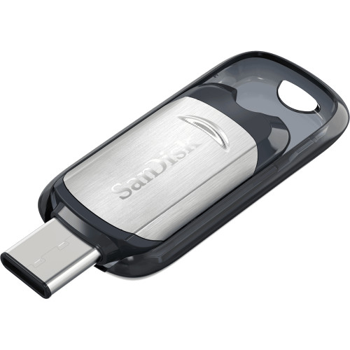 SanDisk  lecteur USB flash 16 Go USB Type-C 3.2 Gen 1 (3.1 Gen 1) Noir, Argent - SDCZ450-016G-A46