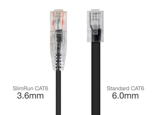 Monoprice  câble de réseau Noir 7,6 m Cat6 U/UTP (UTP) - 34622