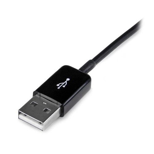 StarTech.com Câble Connecteur Dock vers USB pour Samsung Galaxy Tab 3 m - Noir - USB2SDC3M