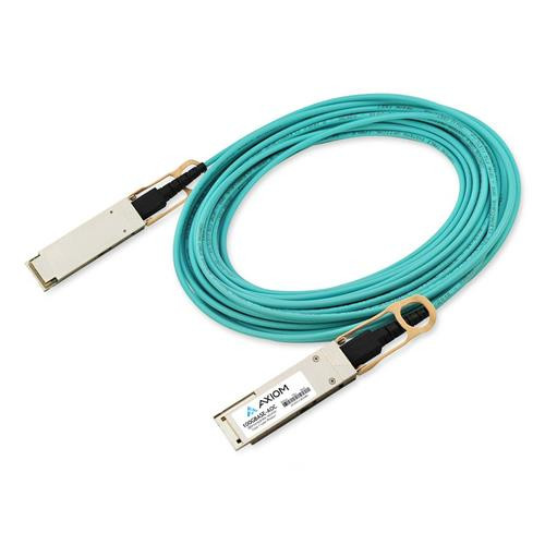 Axiom  câble InfiniBand et à fibres optiques 5 m QSFP28 DAC Turquoise - 10434-AX