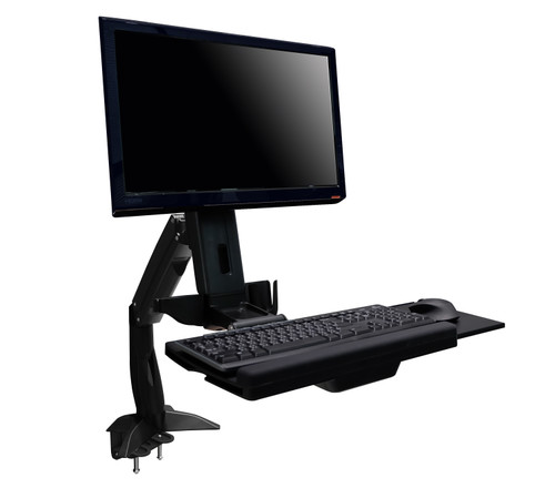 Amer Networks  support d'écran plat pour bureau 61 cm (24") Noir - AMR1ACWS