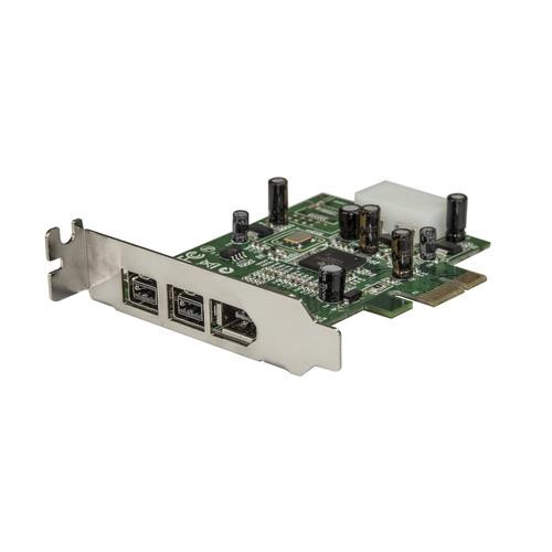 StarTech.com Carte adaptateur PCI Express vers 3 ports FireWire - Faible encombrement - 800 et 400 - PEX1394B3LP