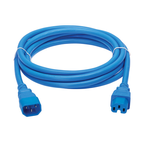 Eaton  câble électrique Bleu 3,1 m Coupleur C14 Coupleur C15 - P018-010-ABL