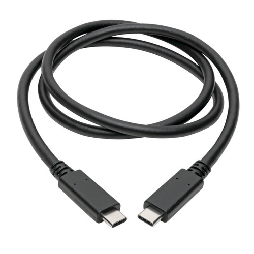 Tripp Lite  câble USB USB 3.2 Gen 2 (3.1 Gen 2) 0,91 m USB C Noir - U420-C03-G2-5A
