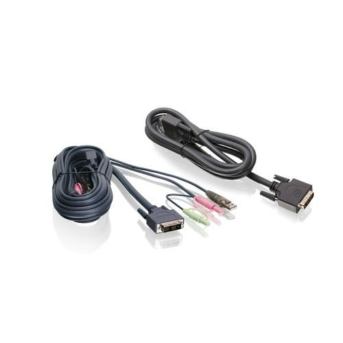 iogear  câble kvm Noir 2 m - G2L7202U