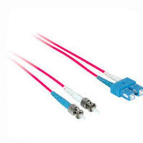 C2G 5m SC/ST Plenum-Rated Duplex 50/125 Multimode Fiber Patch Cable câble InfiniBand et à fibres optiques Rouge - 37598