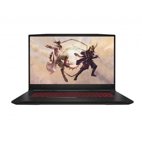 MSI Gaming  Katana Intel® Core™ i7 i7-11800H Ordinateur portable 43,9 cm (17.3") Full HD 16 Go DDR4-SDRAM 512 Go SSD NVIDIA GeForce RTX 3050 Wi-Fi 6 (802.11ax) Windows 10 Home Noir - GF76 11UC-052CA