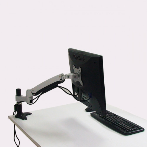 Amer Networks  support d'écran plat pour bureau 66 cm (26") Noir, Argent - AMR1AP