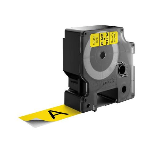 DYMO D1 - Standard Étiquettes - Noir sur jaune - 24mm x 7m - S0720980