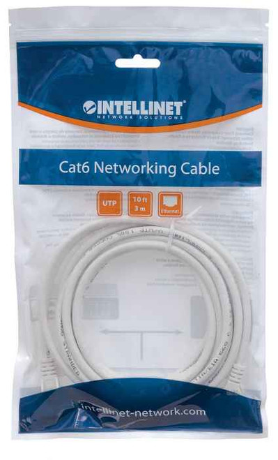 Intellinet  câble de réseau Blanc 3 m Cat6 - 341974