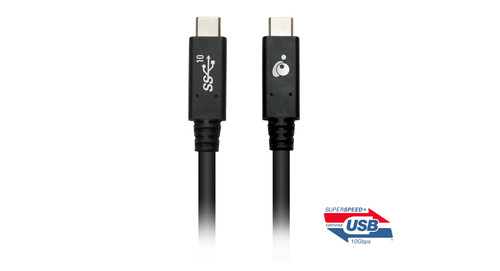 iogear  câble USB USB 3.2 Gen 2 (3.1 Gen 2) 1 m USB C Noir - G2LU3CCM01E
