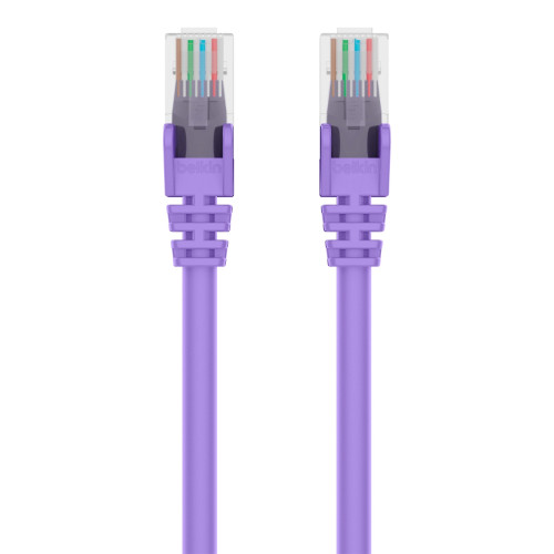 Belkin  câble de réseau Violet 3,65 m Cat6 U/UTP (UTP) - A3L980-12-PUR-S