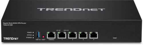 Trendnet  Routeur connecté Noir - TWG-431BR