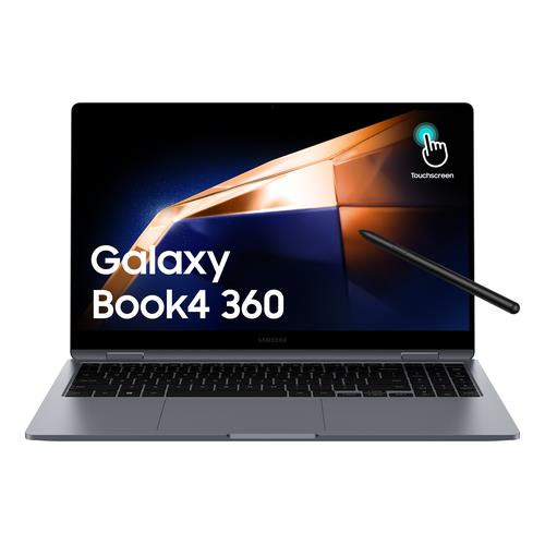 Samsung  laptop Intel Core 7 150U Hybride (2-en-1) 39,6 cm (15.6") Écran tactile Full HD 16 Go LPDDR5x-SDRAM 512 Go SSD Wi-Fi 6E (802.11ax) Windows 11 Home Gris - NP750QGK-KG1CA