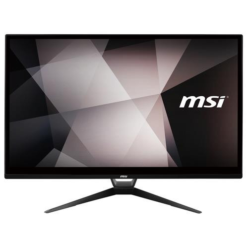 MSI Pro 22XT 10M-016US Intel® Pentium® Gold G6400 54,6 cm (21.5") 1920 x 1080 pixels Écran tactile PC All-in-One 4 Go DDR4-SDRAM 64 Go SSD Windows 10 Pro Wi-Fi 5 (802.11ac) Noir - PRO 22XT 10M-016US