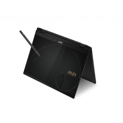 MSI Summit E16 Flip Evo A12MT-009 Intel® Core™ i7 i7-1260P Hybride (2-en-1) 40,6 cm (16") Écran tactile Full HD+ 16 Go LPDDR5-SDRAM 512 Go SSD Wi-Fi 6E (802.11ax) Windows 11 Pro Noir - SUMMIT E16FLIPEVO A12MT-009