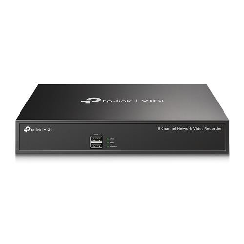 TP-Link  Enregistreur vidéo sur réseau 1U Noir - VIGI NVR1008H