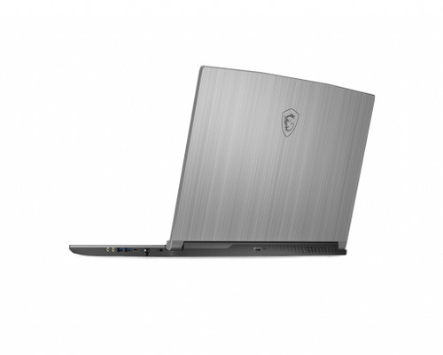 MSI Workstation 10TH-1201 Intel® Core™ i7 i7-10750H Ordinateur portable 39,6 cm (15.6") Full HD 16 Go DDR4-SDRAM 512 Go SSD NVIDIA® Quadro® P620 Wi-Fi 6 (802.11ax) Windows 10 Pro Argent - WF651201