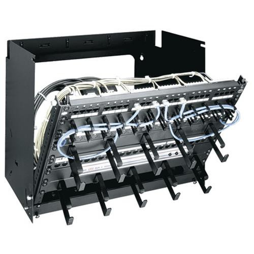 Middle Atlantic Products  étagère 6U Rack monté sur le mur Noir - PPM-6