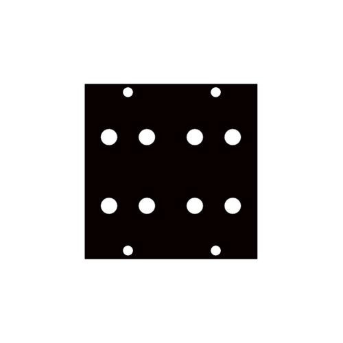 Middle Atlantic Products  accessoire de racks Panneau de connecteurs - BANA4