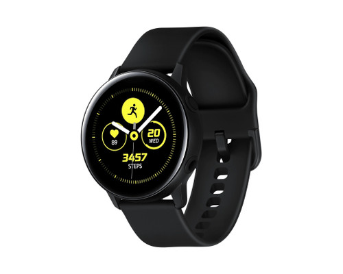 Samsung Galaxy Watch Active 2,79 cm (1.1") AMOLED 40 mm Numérique 360 x 360 pixels Écran tactile Noir Wifi GPS (satellite) - SM-R500NZKAXAC