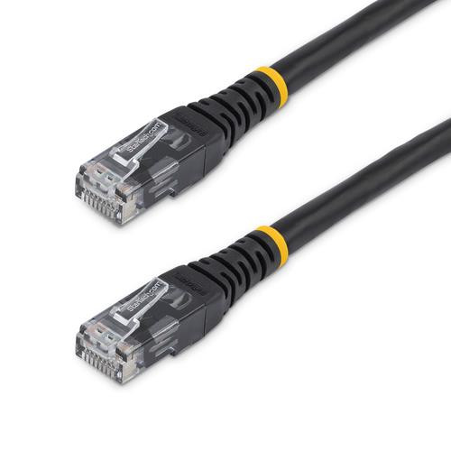 StarTech.com  câble de réseau Noir 15,24 m Cat6 U/UTP (UTP) - C6PATCH50BK
