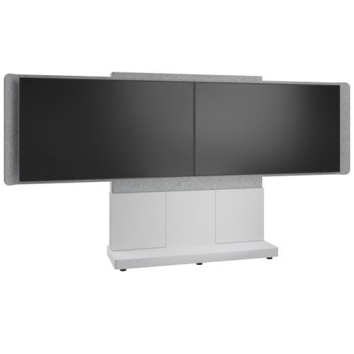 Middle Atlantic Products  support pour téléviseur 165,1 cm (65") Gris, Argent, Blanc - FM-DS-6675FS-HD8W