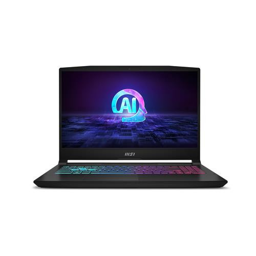 MSI Katana A15 AI B8VF-406CA AMD Ryzen™ 9 8945HS Ordinateur portable 39,6 cm (15.6") Full HD 32 Go DDR5-SDRAM 1 To SSD NVIDIA GeForce RTX 4060 Wi-Fi 6E (802.11ax) Windows 11 Home Noir - KATANA A15 AI B8VF-406CA