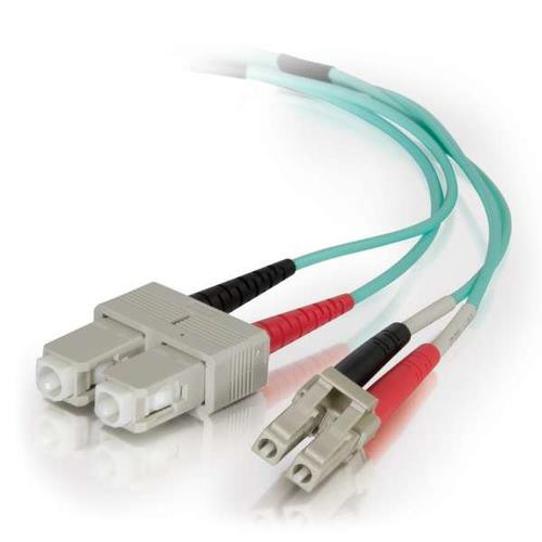 C2G 30m, LC - SC câble InfiniBand et à fibres optiques Bleu - 01155