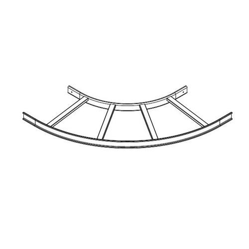 Middle Atlantic Products 90 degree Horizontal Bend 24" - CLB-90HB-W24