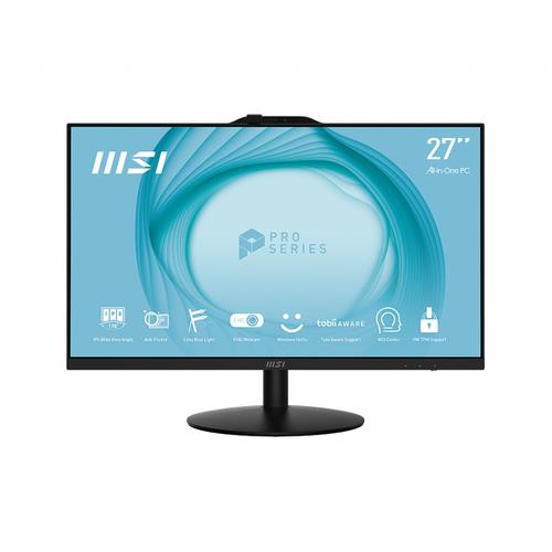 MSI Pro AP272 12M-068US Intel® Core™ i5 i5-12400 68,6 cm (27") 1920 x 1080 pixels PC All-in-One 8 Go DDR4-SDRAM 500 Go SSD Windows 11 Pro Wi-Fi 6 (802.11ax) Noir - PRO AP272 12M-068US