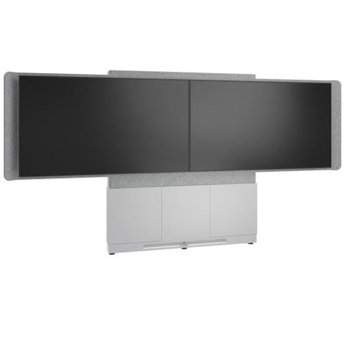 Middle Atlantic Products  support pour téléviseur 165,1 cm (65") Gris, Argent, Blanc - FM-DS-6675FW-HD8W