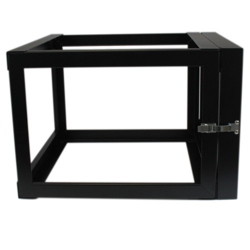 StarTech.com Rack Réseau Mural à Charnières 4 Montants 6U, Rack 19" à Cadre Ouvert avec Profondeur de Montage de 50,2cm, Rack de Données Pivotant à Montage Mural pour Matériel IT/AV - RK619WALLOH