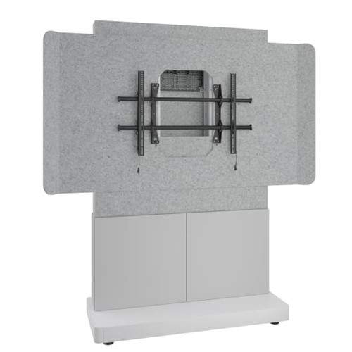Middle Atlantic Products  support pour téléviseur 139,7 cm (55") Gris, Argent, Blanc - FM-DS-4875FS-AD8W