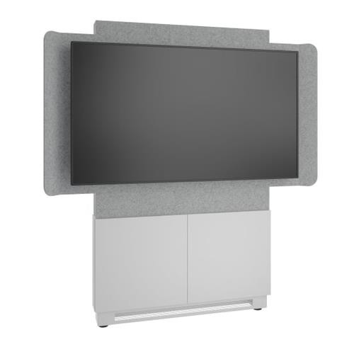 Middle Atlantic Products  support pour téléviseur 165,1 cm (65") Gris, Argent, Blanc - FM-DS-4875FW-BD8W