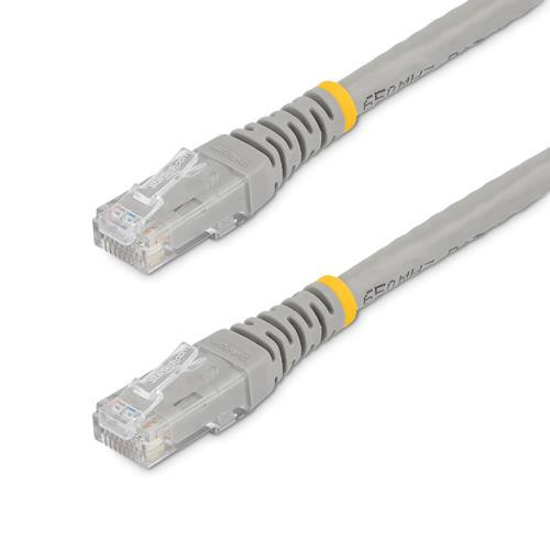 StarTech.com  câble de réseau Gris 1,8 m Cat6 U/UTP (UTP) - C6PATCH6GR