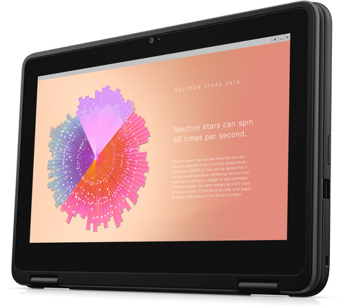 DELL Chromebook 3110 2-in-1 Intel® Celeron® N N4500 29,5 cm (11.6") Écran tactile HD 4 Go LPDDR4x-SDRAM 32 Go eMMC Wi-Fi 6 (802.11ax) ChromeOS Noir - 260KN
