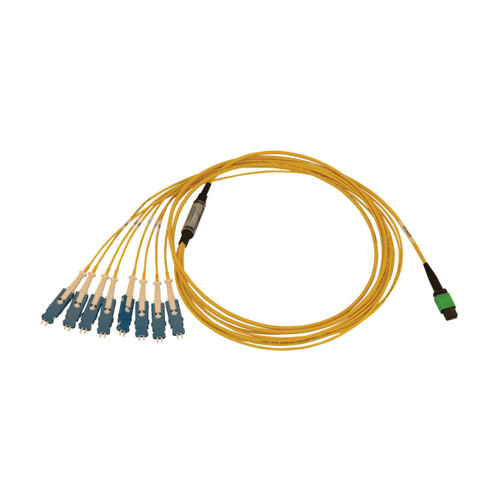 Tripp Lite  câble InfiniBand et à fibres optiques 2,01 m 16x MTP/MPO 8x SN OFNR Noir, Bleu, Vert, Blanc, Jaune - N390-02M-8S-AP