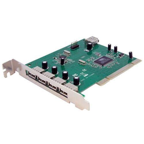 StarTech.com Carte Adaptateur PCI vers 7 Ports USB 2.0 - Interne Externe - PCIUSB7
