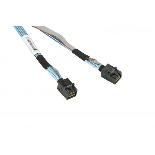 Supermicro  câble Serial Attached SCSI (SAS) 0,6 m Bleu, Gris - CBL-SAST-0593
