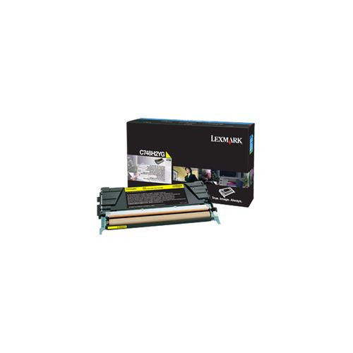 Lexmark  Cartouche de toner 1 pièce(s) Original Jaune - C748H2YG