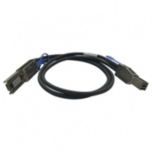 QNAP  câble Serial Attached SCSI (SAS) 2 m Noir, Métallique - CAB-SAS20M-8644-8088