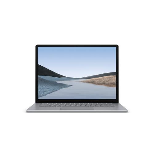 Microsoft Surface Laptop 3 Intel® Core™ i5 i5-1035G7 Ordinateur portable 38,1 cm (15") Écran tactile 8 Go LPDDR4x-SDRAM 128 Go SSD Wi-Fi 6 (802.11ax) Windows 10 Pro Platine - PLT-00002