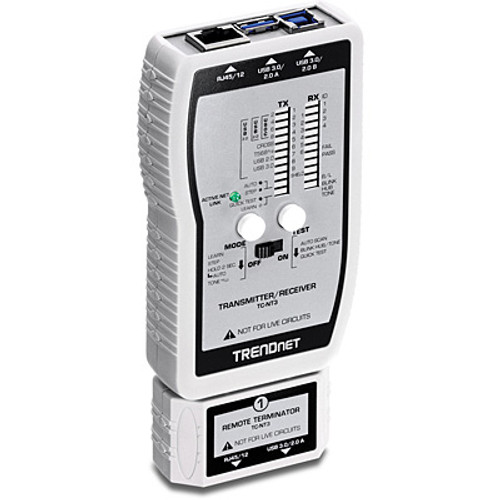 Trendnet  testeur de câble réseau Argent - TC-NT3