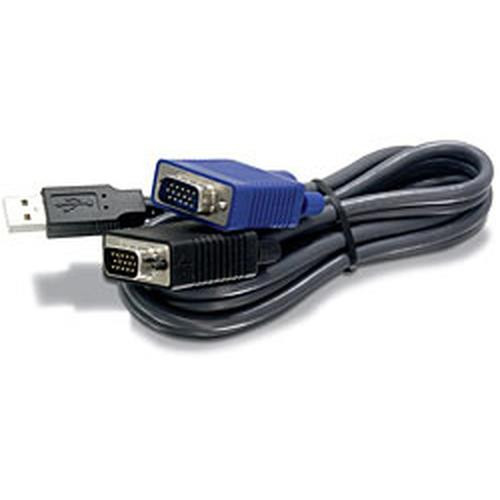 Trendnet  câble kvm Noir 4,5 m - TK-CU15