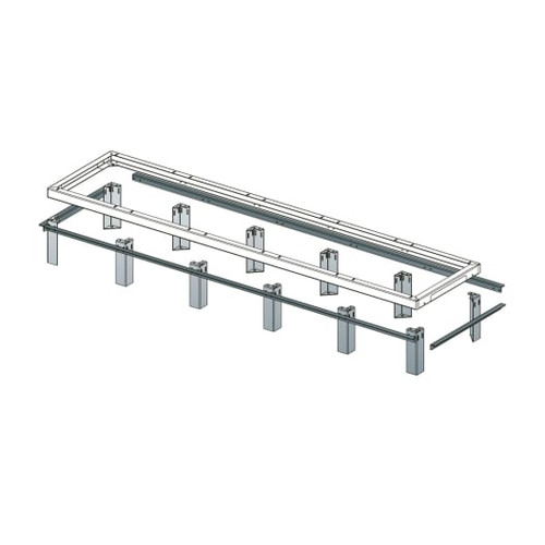 Middle Atlantic Products  accessoire de racks Étagère debase - RIB-3-GRK-36B
