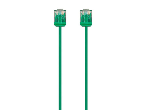 Monoprice Micro SlimRun câble de réseau Vert 0,3 m Cat6 U/UTP (UTP) - 34223