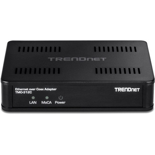 Trendnet  convertisseur de support réseau 2000 Mbit/s Noir - TMO-312C