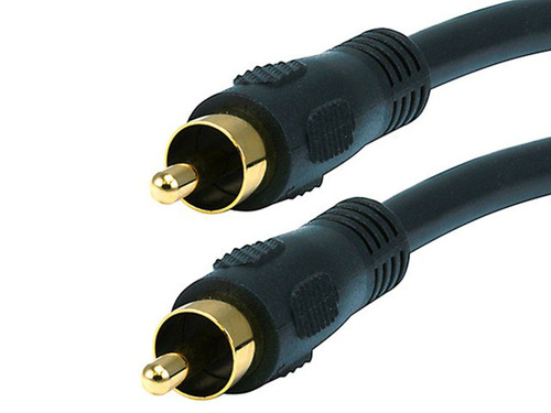 Monoprice  câble coaxial RG-59/U 4,5 m RCA Noir - 6304