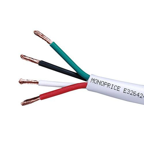 Monoprice 14 AWG, 76.2 m fil électrique 76,2 m Blanc - 4040